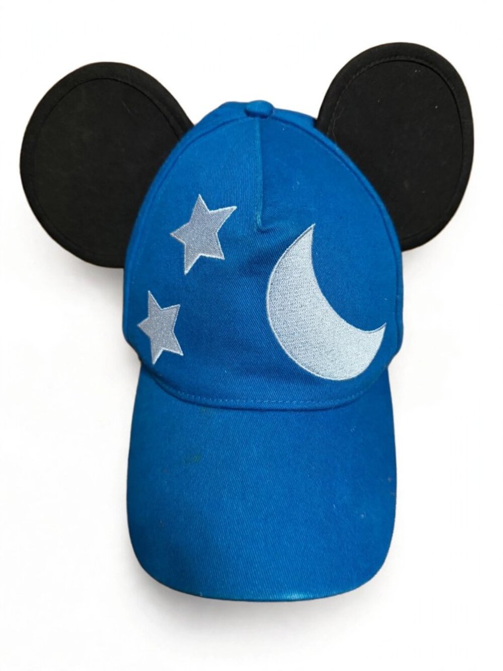 Cakeworthy Disney Fantasia Sorcerer Mickey Ears Cap — Blue Stars Moon Adjustable